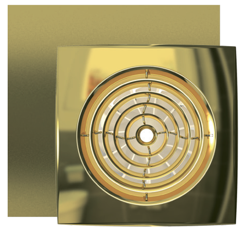 DiCiTi AURA 5C Gold вытяжка для ванной диаметр 125 мм