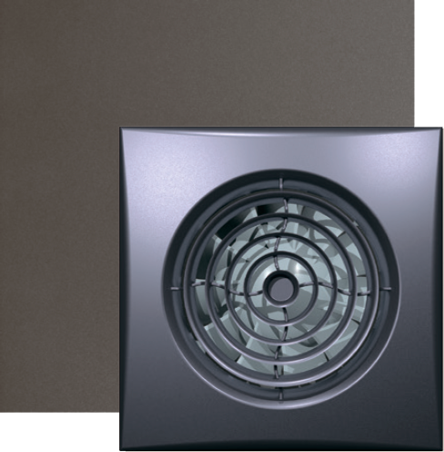 DiCiTi AURA 5C dark gray metal вытяжка для ванной диаметр 125 мм