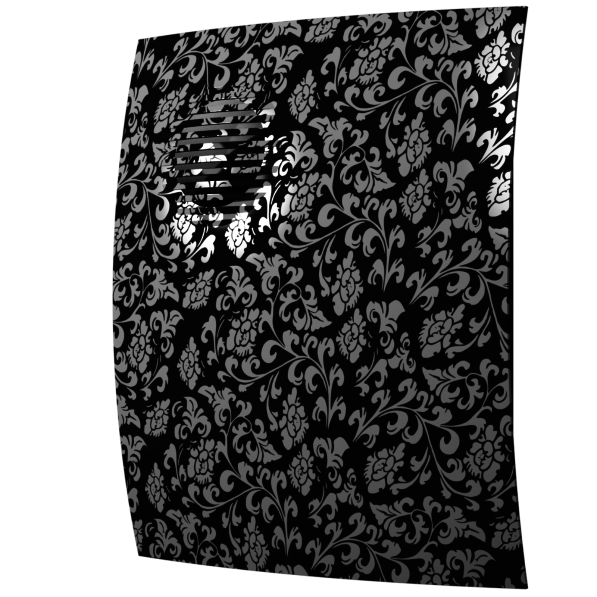 DiCiTi PARUS 4C black design вытяжка для ванной диаметр 100 мм