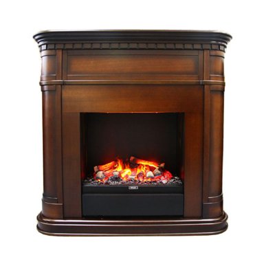 Dimplex Cabinet (Albany) электрокамин с широким очагом 3D