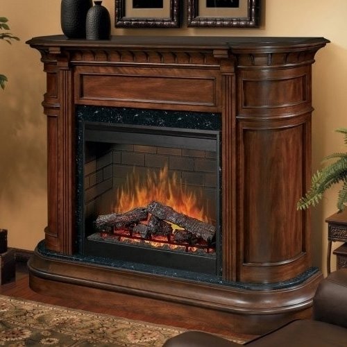 Dimplex Cabinet (Albany) электрокамин с широким очагом 3D
