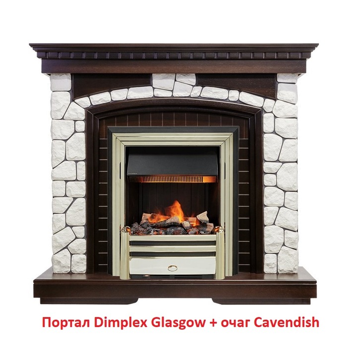 Dimplex Cavendish с эффектом живого огня очаг для электрического камина