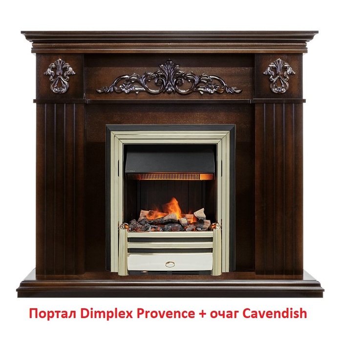Dimplex Cavendish с эффектом живого огня очаг для электрического камина