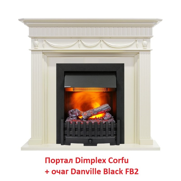 Dimplex Corfu (классика Opti-Myst, Optiflame) классический портал для камина