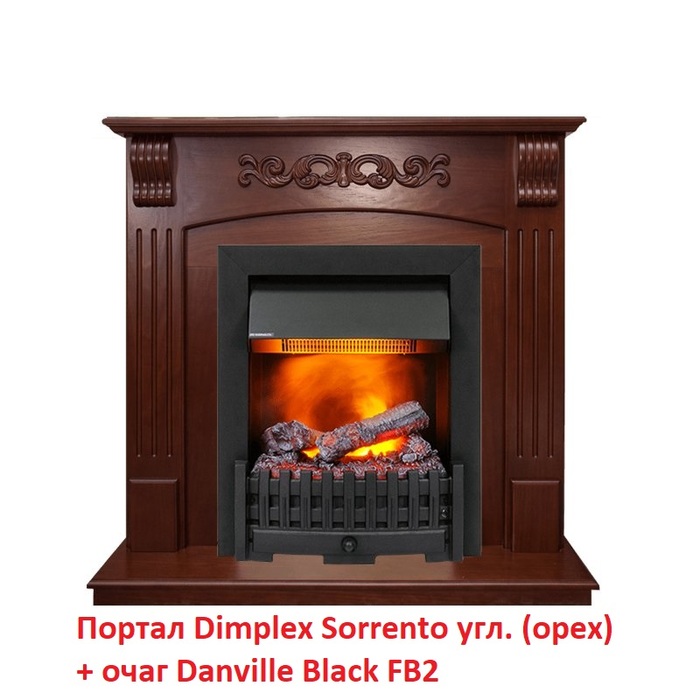 Dimplex Danville Black FB2 для комнаты очаг электрокамина черного цвета
