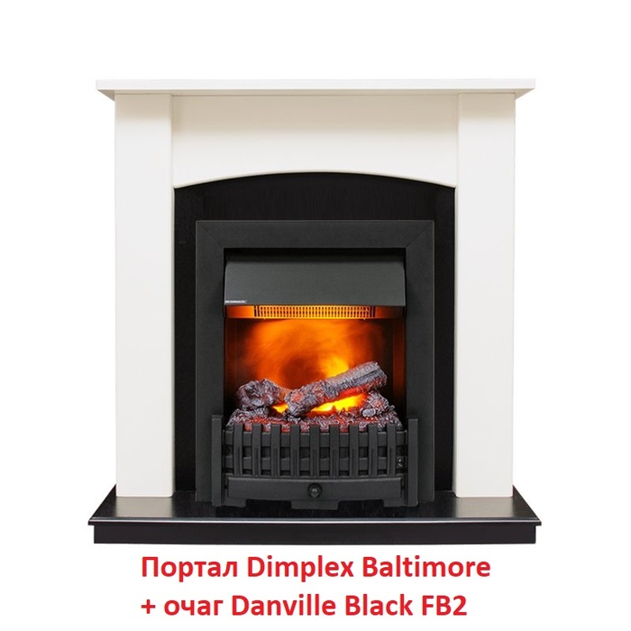 Dimplex Danville Black FB2 для комнаты очаг электрокамина черного цвета