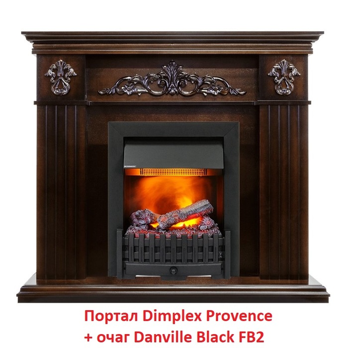Dimplex Danville Black FB2 для комнаты очаг электрокамина черного цвета