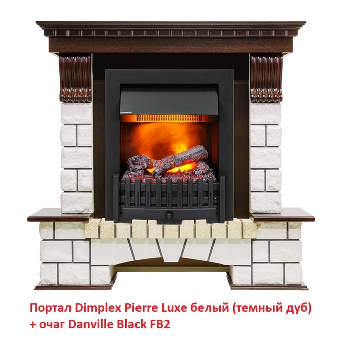 Dimplex Danville Black FB2 для комнаты очаг электрокамина черного цвета