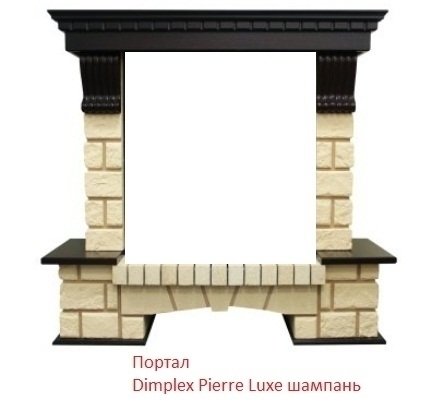 Dimplex Lydon Black черный низкий очаг для электрокамина