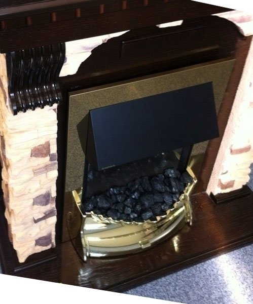 Dimplex Lydon Brass без портала классический очаг
