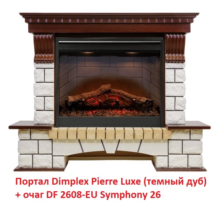 Dimplex Pierre Luxe угл. (Sym. DF2608-EU) угловой классический портал