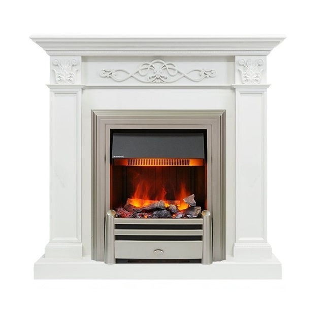 Dimplex Verona STD Белый дуб (классика Opti-Myst, Optiflame) классический портал для камина