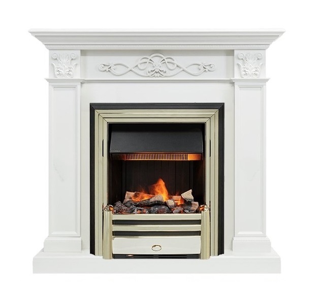 Dimplex Verona STD Белый дуб (классика Opti-Myst, Optiflame) классический портал для камина