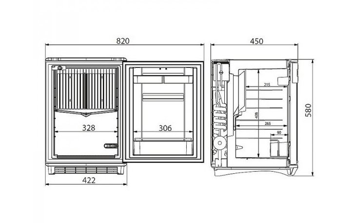 Dometic miniCool DS400BI мини-бар