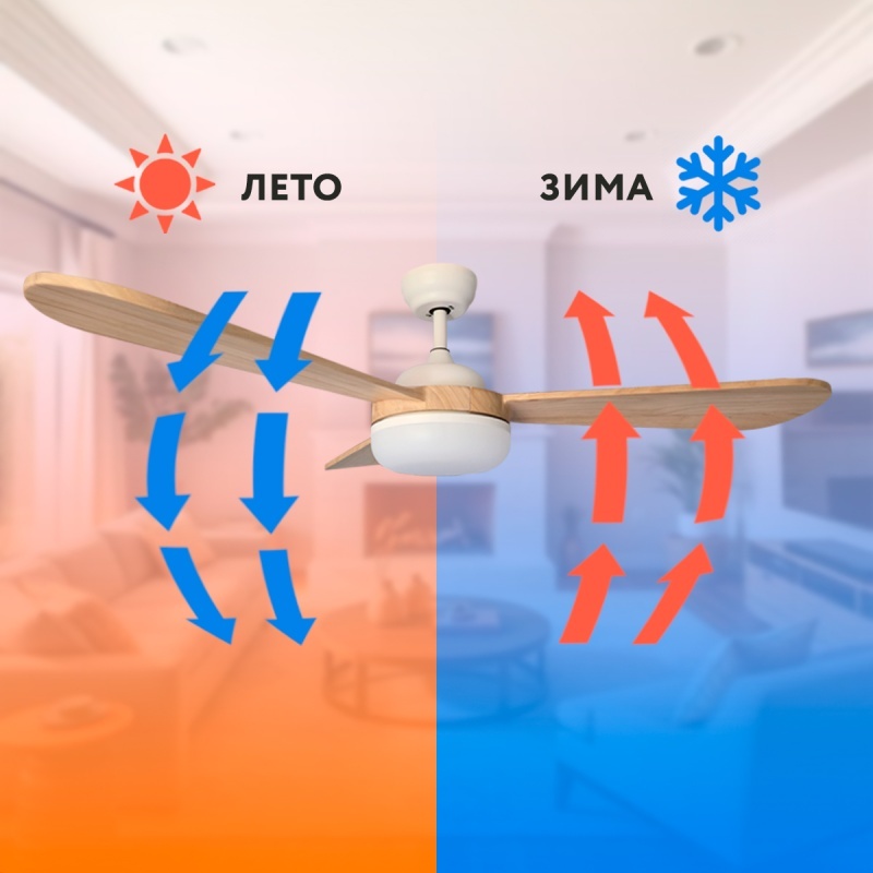 Dreamfan Cocos LED DC 132 потолочный вентилятор