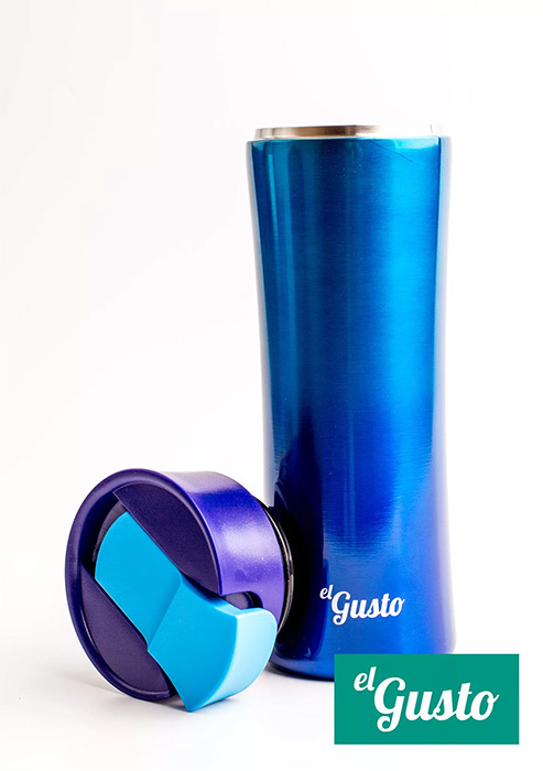 El Gusto Gradient синяя (043A) термос