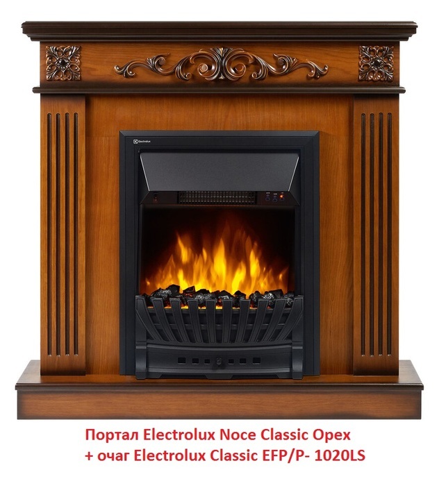 Electrolux Classic EFP/P- 1020LS с обогревом очаг с пультом