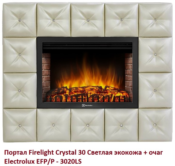 Firelight Crystal 30 Светлая экокожа широкий портал