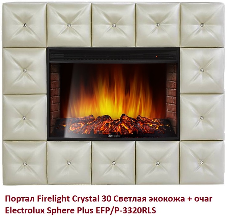 Firelight Crystal 30 Светлая экокожа широкий портал