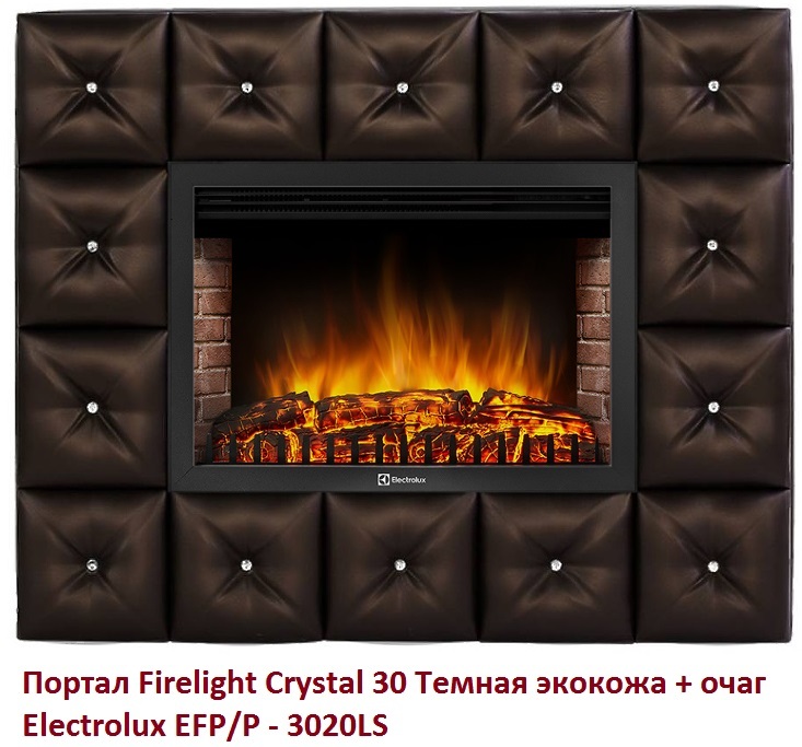 Firelight Crystal 30 Темная экокожа широкий портал