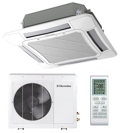 Electrolux EACС-24H/UP2/N3/EACO-24H/UP2/N3 кассетный кондиционер