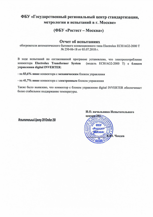 Electrolux ECH/AG2-1500T конвектор электрический