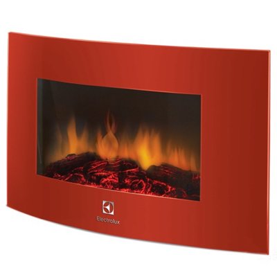 Electrolux EFP/W - 1200URLS красный в современном стиле настенный очаг электрокамина для квартиры