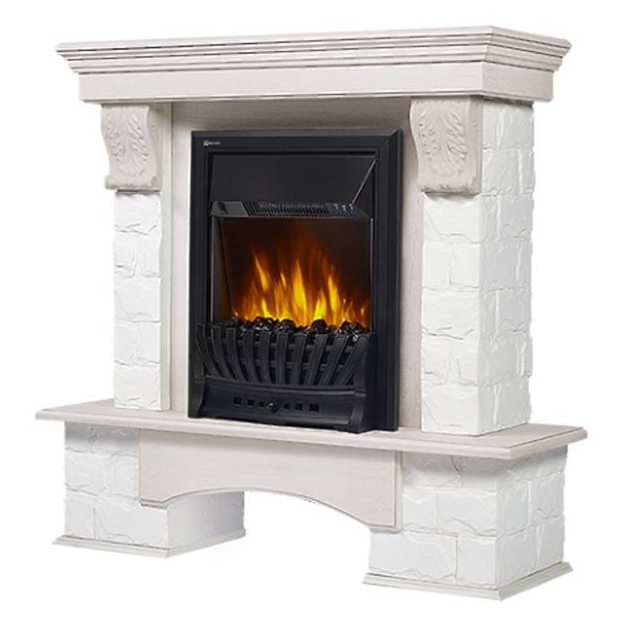 Firelight Forte Classic Белый/Белёный дуб классический портал для камина