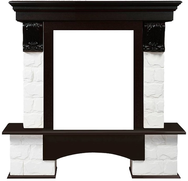 Firelight Forte Classic Белый/Венге классический портал для камина