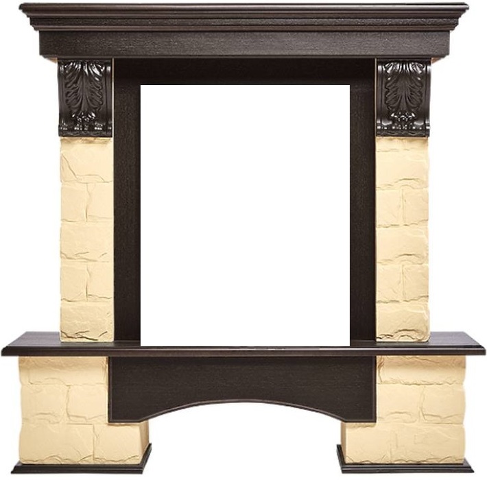 Firelight Forte Classic Бежевый/Венге классический портал для камина
