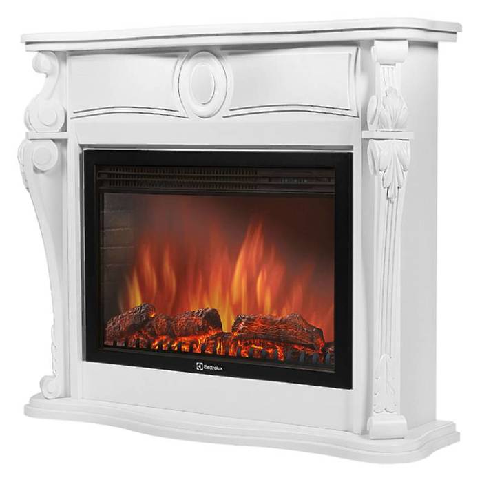 Firelight Ovatio 30 белый широкий портал
