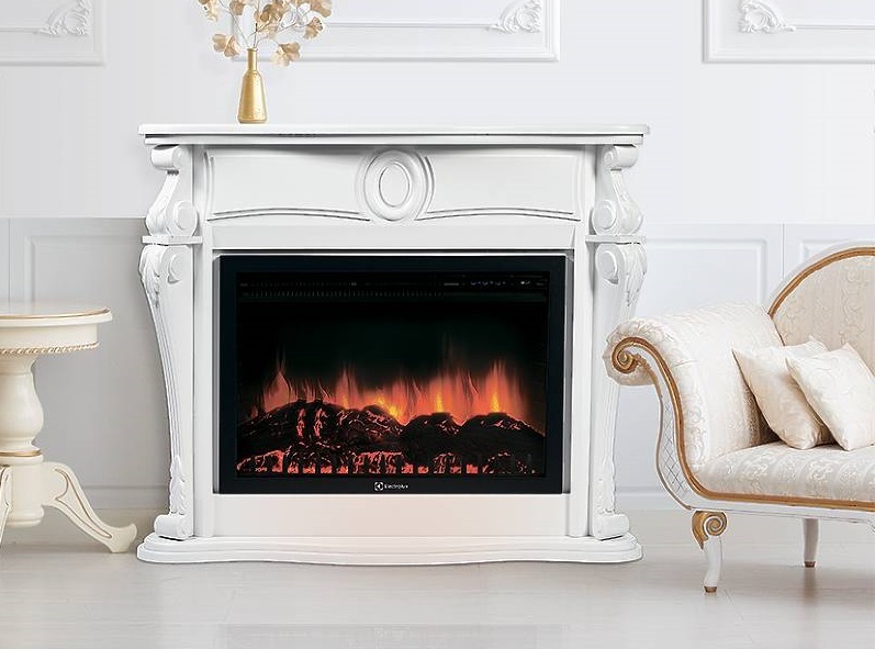 Firelight Ovatio 30 белый широкий портал