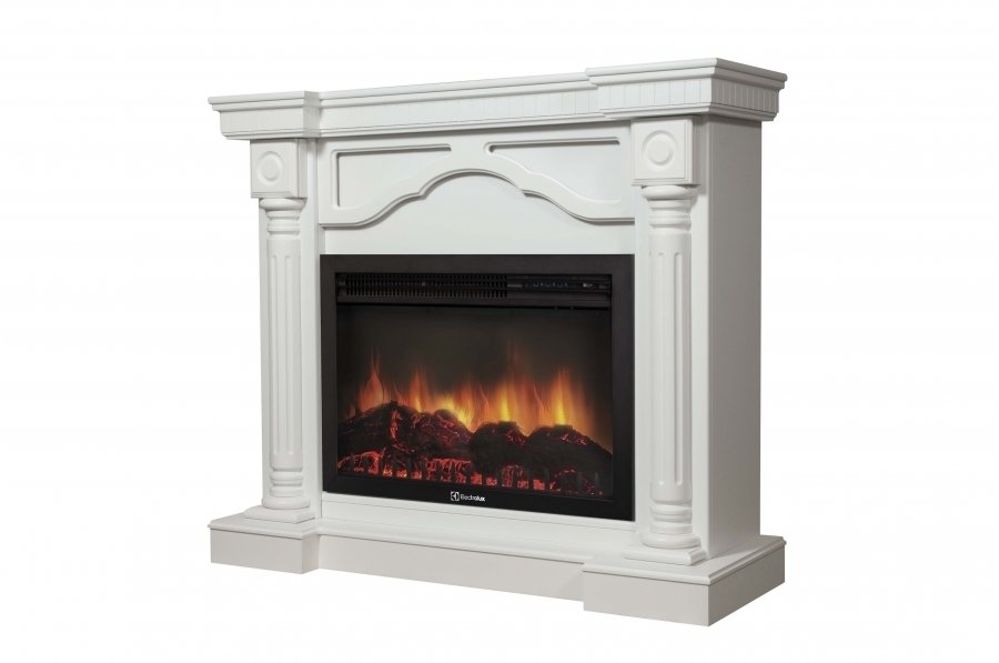 Firelight Rome 30 Белый широкий портал