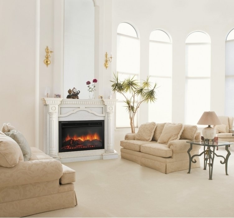 Firelight Rome 30 Белый широкий портал