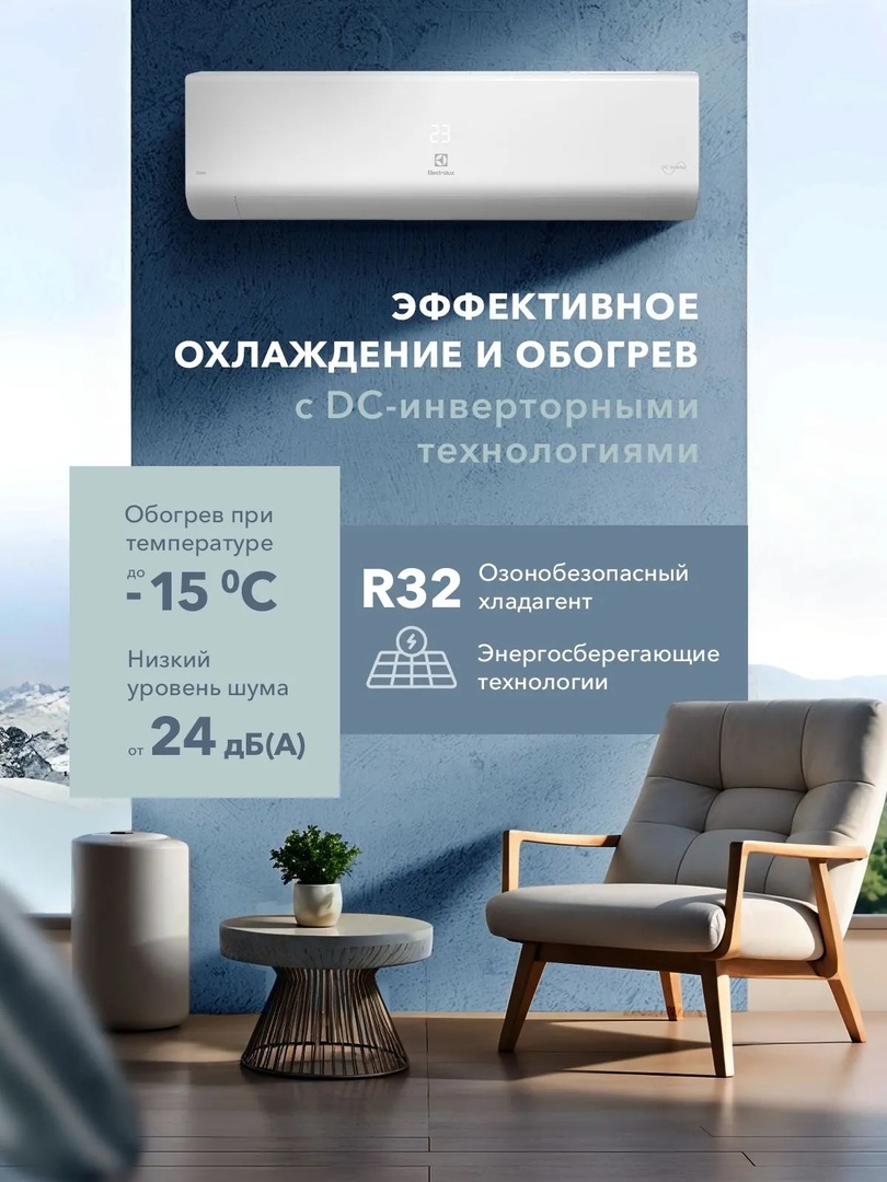 Electrolux Slide DC EACS/I-12HSL/N8 настенный кондиционер