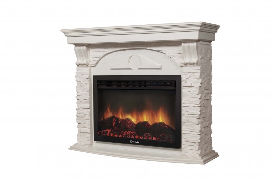 Firelight Torre 30S Белый/Беленый дуб широкий портал