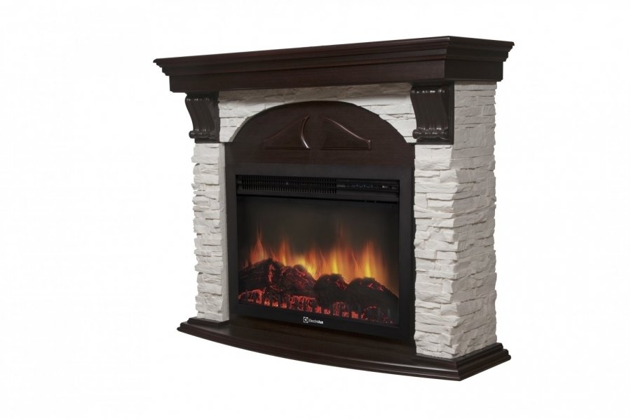 Firelight Torre 30S Белый/Темный дуб широкий портал