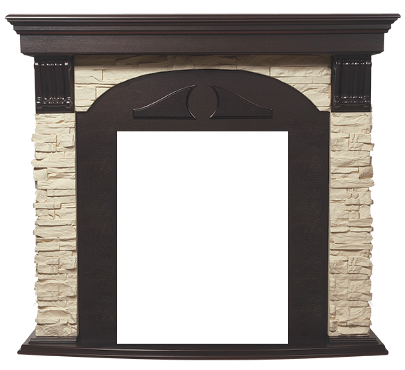 Firelight Torre Classic U (угловой) Слоновая кость/Тёмный дуб угловой классический портал