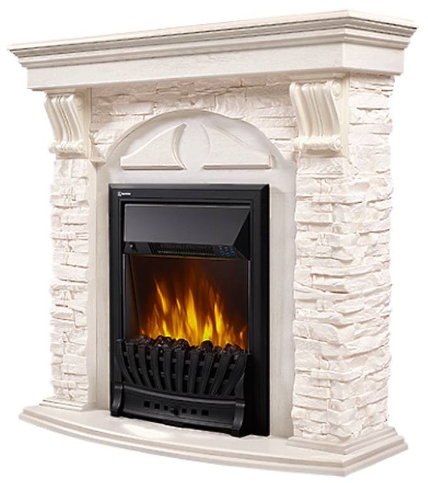Firelight Torre Classic Белый/Беленый дуб классический портал для камина