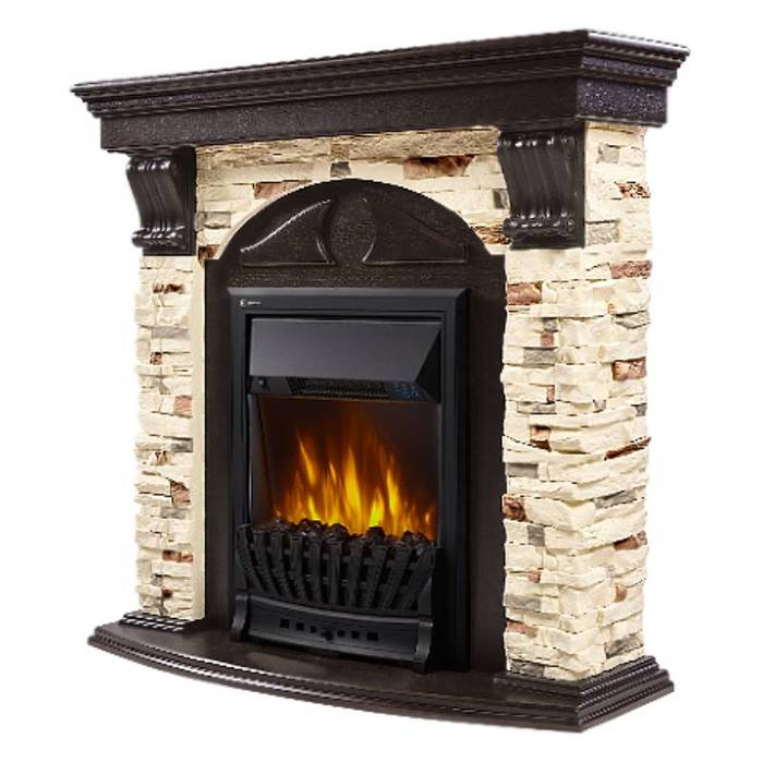 Firelight Torre Classic Сланец натуральный/Венге классический портал для камина