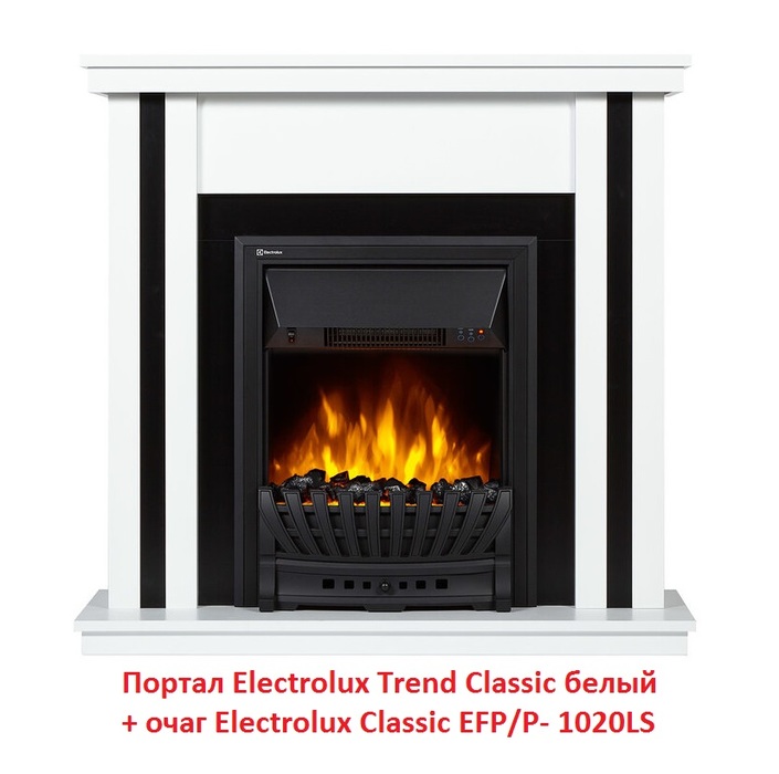 Firelight Trend Classic белый классический портал для камина
