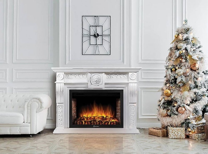 Firelight Vittoriano 26/30 Белый широкий портал