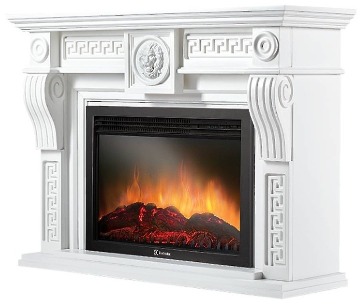 Firelight Vittoriano 26/30 Белый широкий портал