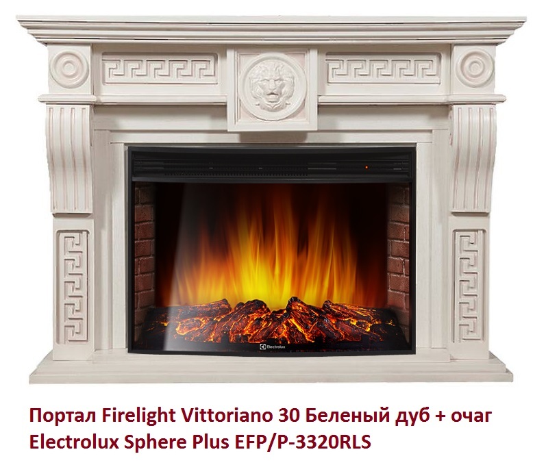 Firelight Vittoriano 30 Беленый дуб широкий портал
