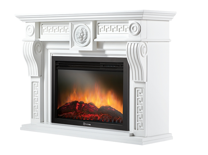 Firelight Vittoriano 30 Белый широкий портал