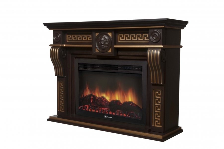 Firelight Vittoriano 30 Темный дуб с золотой патиной широкий портал