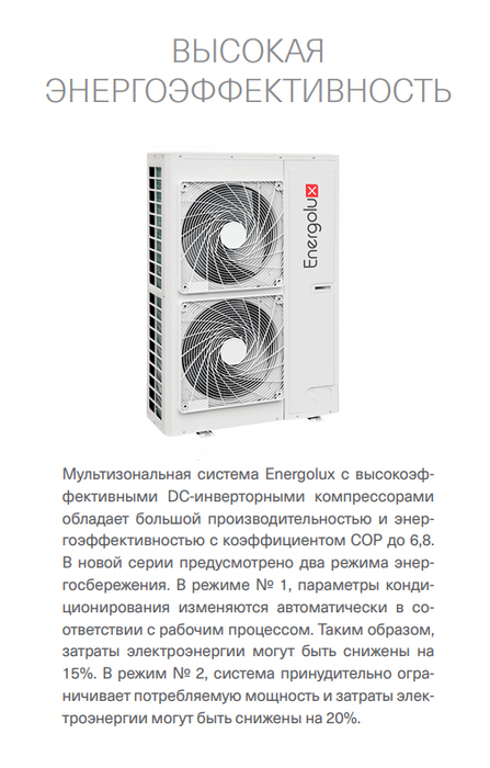 Energolux SMZ1U60V2AI (1 фаза) наружный блок VRF системы 15-19,9 кВт