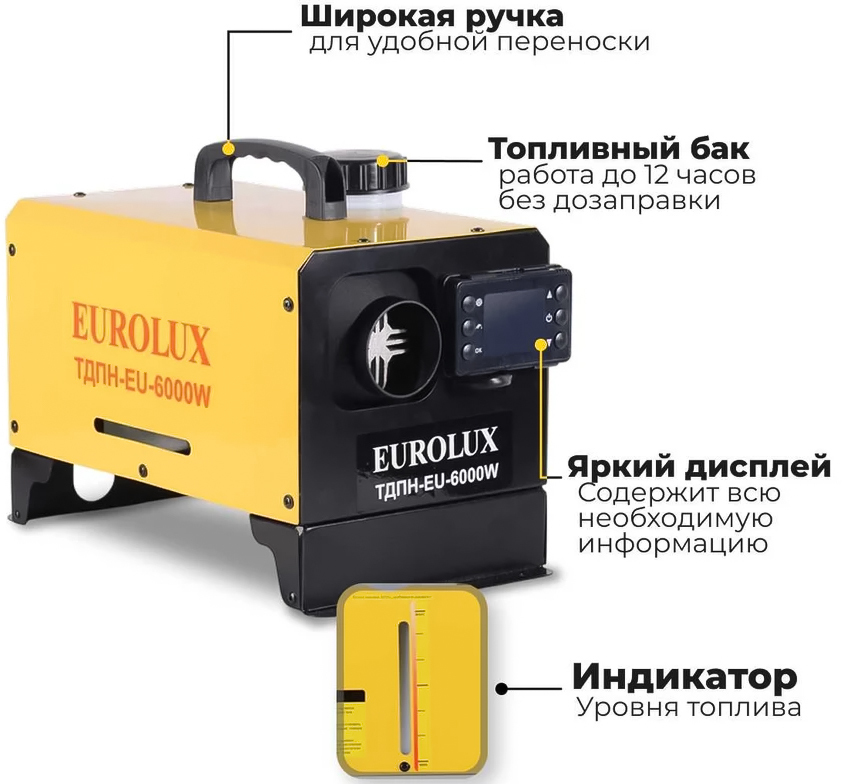 Euroheat ТДПН-EU-6000W дизельная тепловая пушка