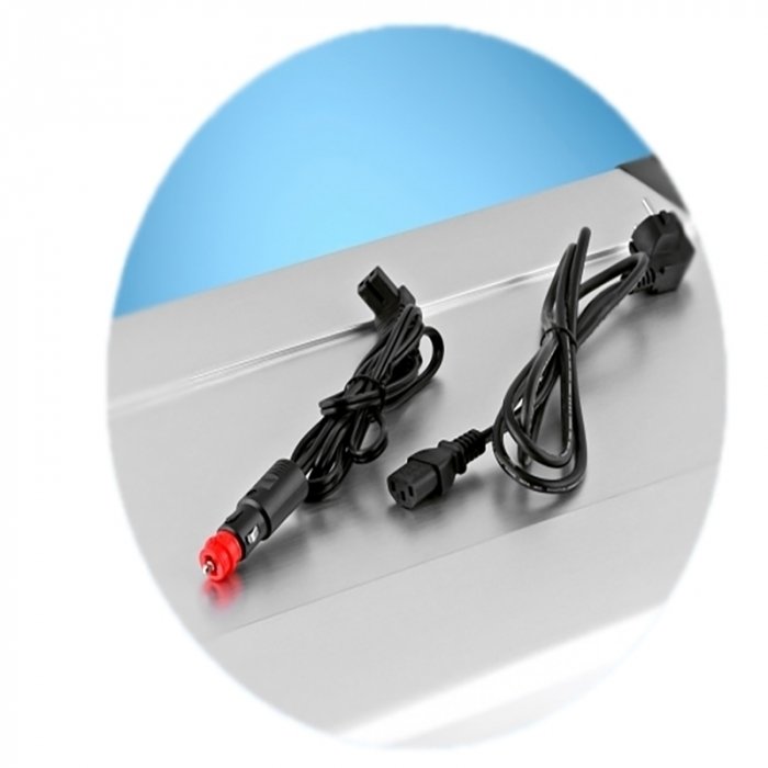 Ezetil EZC 80 12/24/220V AES LCD компрессорный автохолодильник