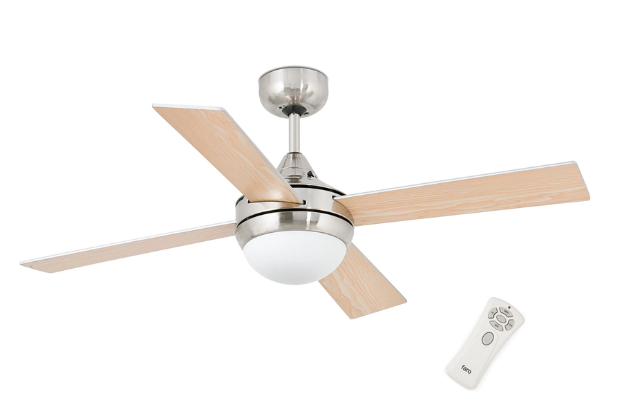 Faro MINI ICARIA MATT NICKEL (33699) потолочный вентилятор